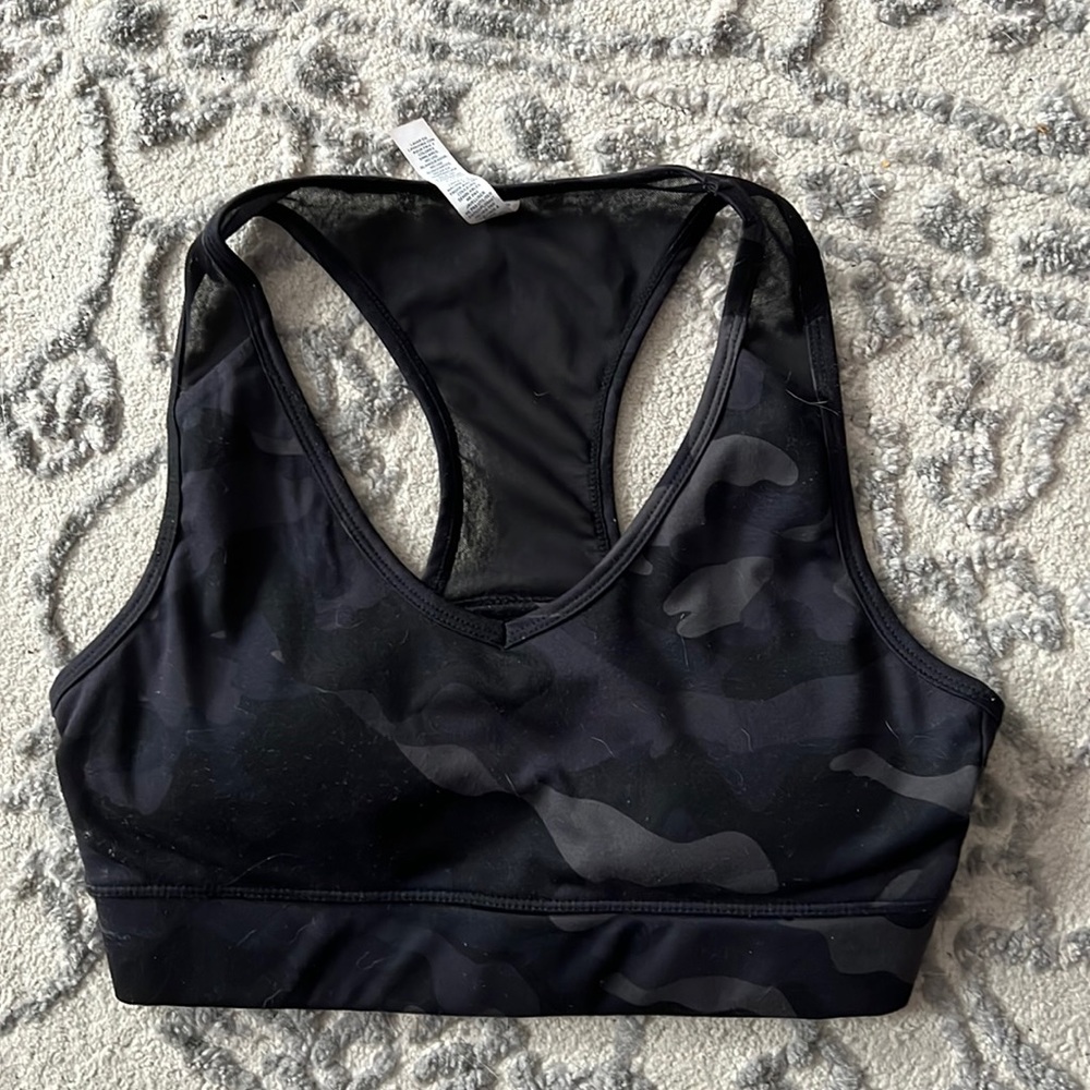 Black Camo Sports Bra